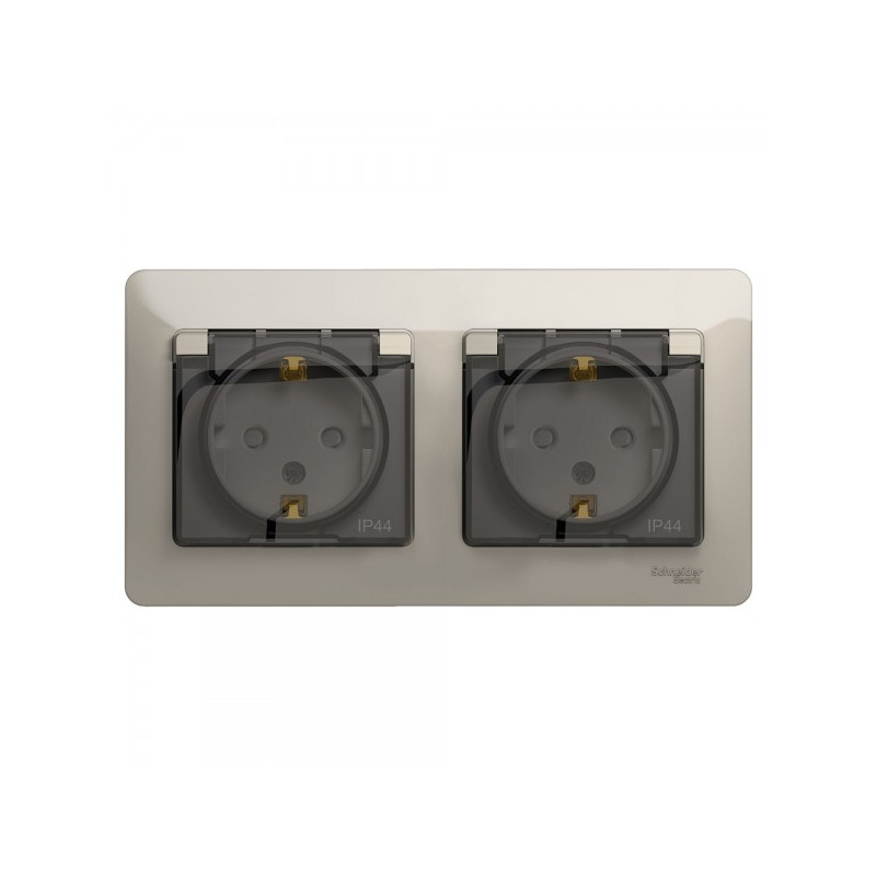 Розетка Schneider Electric Glossa GSL000947 молочный