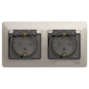 Розетка Schneider Electric Glossa GSL000947 молочный