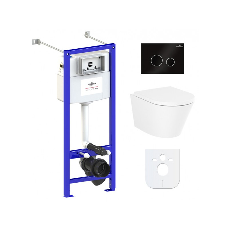 Инсталляция c унитазом Laviniа Boho Relfix Biore Compacto Rimless 77050180