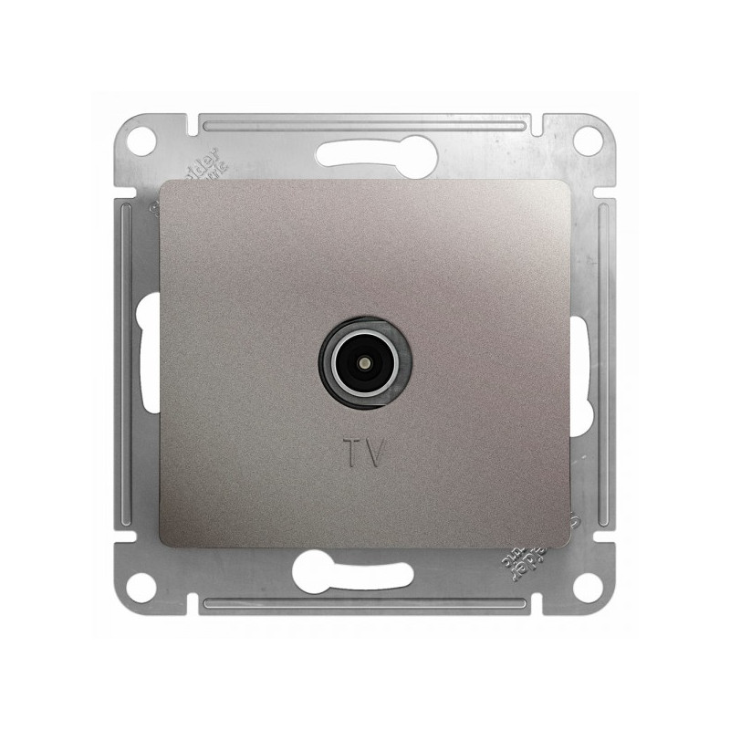 Розетка Schneider Electric Glossa GSL001292 платина