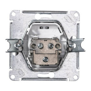 Розетка Schneider Electric Glossa GSL001392 графит вид сзади