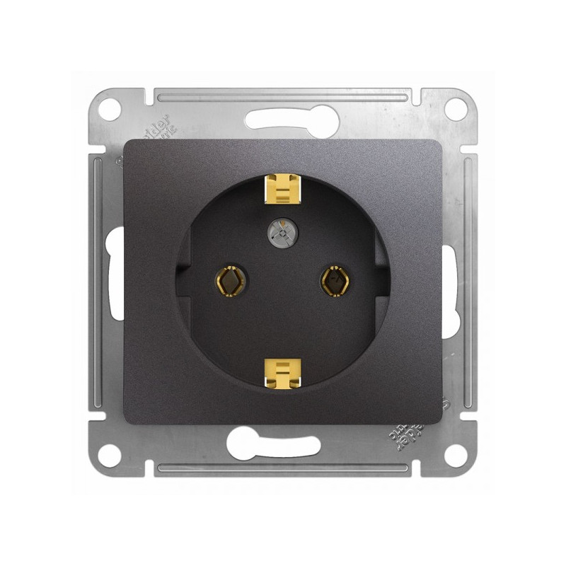 Розетка Schneider Electric Glossa GSL001343 графит