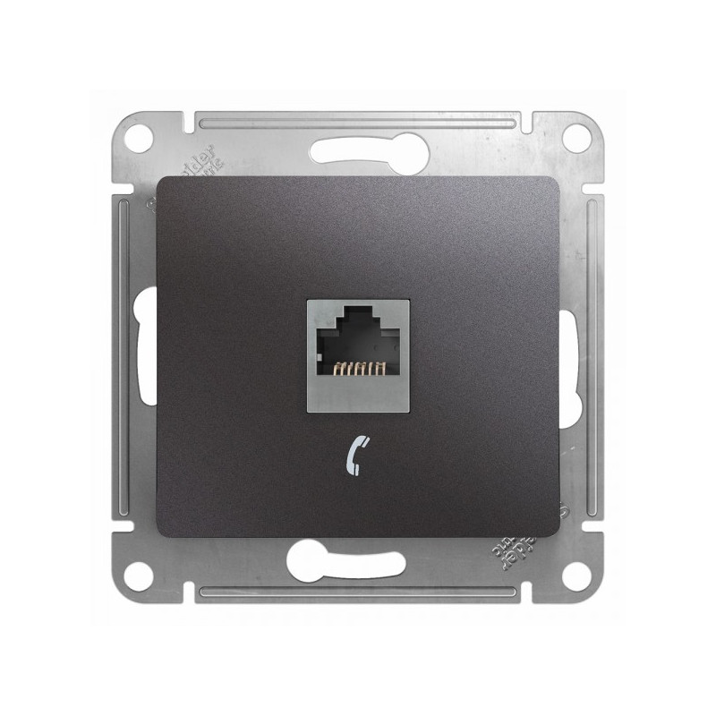 Розетка Schneider Electric Glossa GSL001381T графит