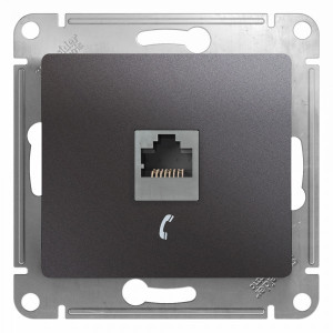 Розетка Schneider Electric Glossa GSL001381T графит