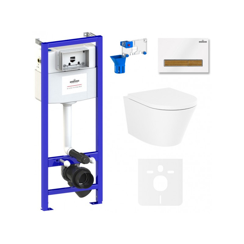 Инсталляция c унитазом Laviniа Boho Relfix Biore Compacto Rimless 75110159