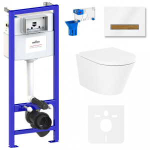 Инсталляция c унитазом Laviniа Boho Relfix Biore Compacto Rimless 75110162