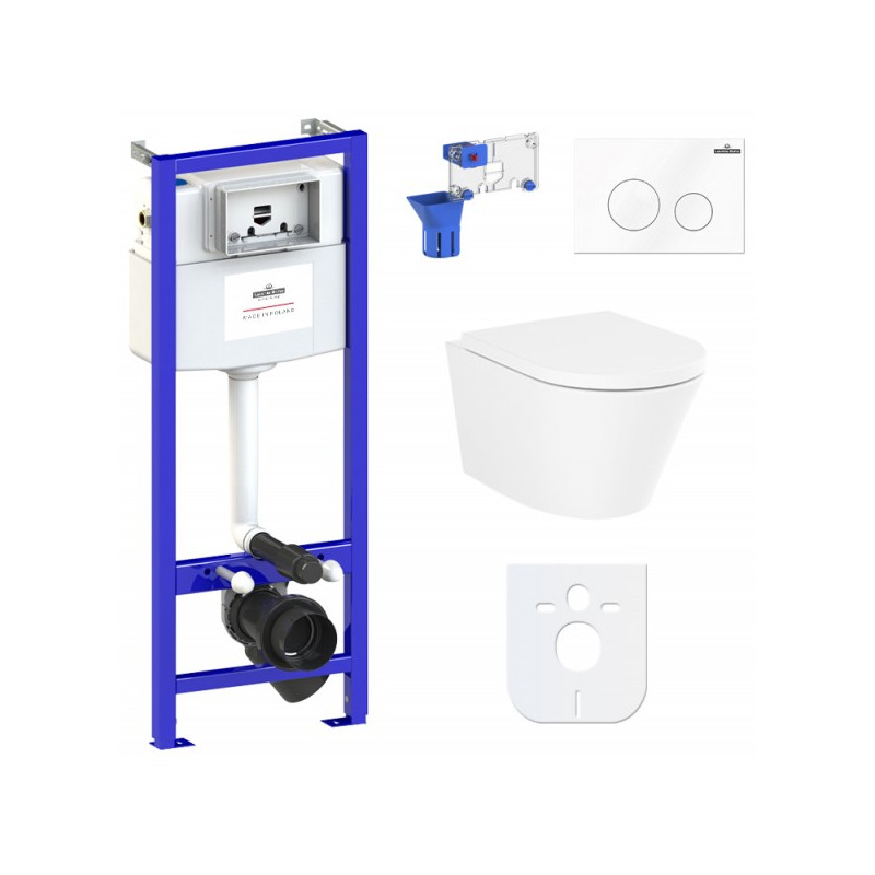 Инсталляция c унитазом Laviniа Boho Relfix Biore Compacto Rimless 87040089