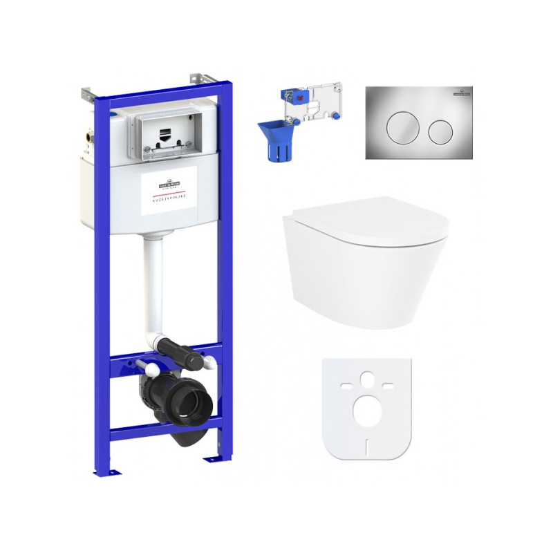 Инсталляция c унитазом Laviniа Boho Relfix Biore Compacto Rimless 87040090