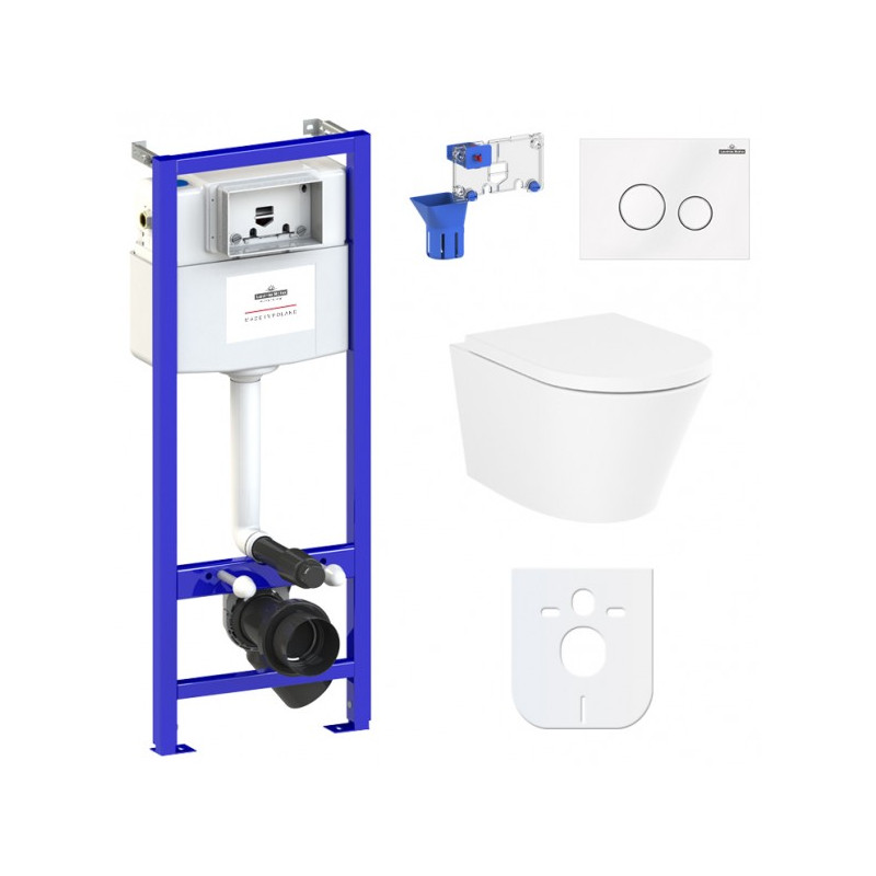 Инсталляция c унитазом Laviniа Boho Relfix Biore Compacto Rimless 87040095