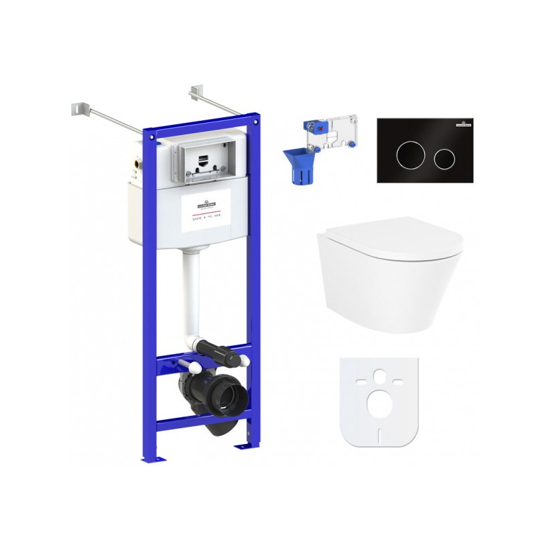 Инсталляция c унитазом Laviniа Boho Relfix Biore Compacto Rimless 87050176