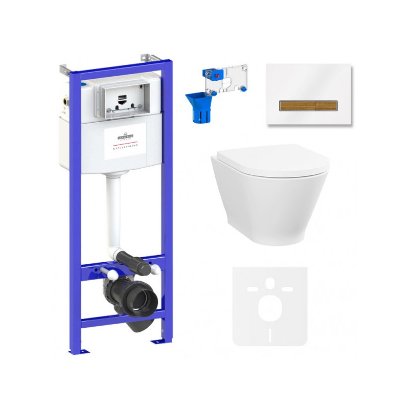 Инсталляция c унитазом Laviniа Boho Relfix Elegant Rimless 87561108