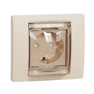 Розетка Schneider Electric Unica New NU003744 бежевый