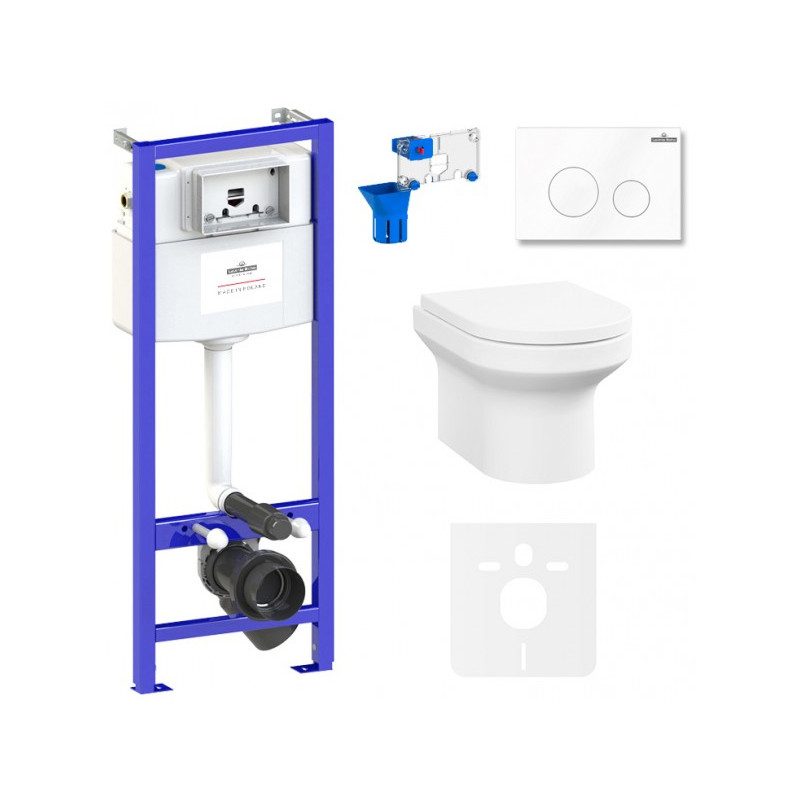 Инсталляция c унитазом Laviniа Boho Relfix Grance Hill Rimless 87561034