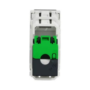 Розетка Schneider Electric Unica New NU341618 белый  вид сзади