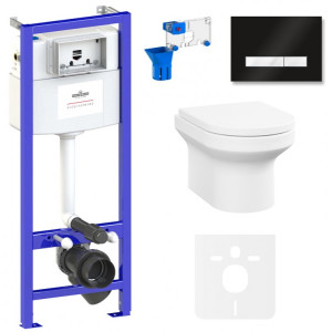 Инсталляция c унитазом Laviniа Boho Relfix Grance Hill Rimless 87561048