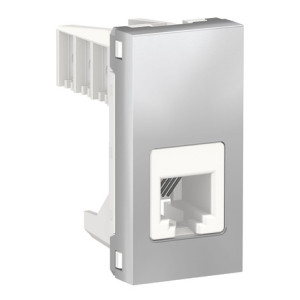 Розетка Schneider Electric Unica New NU349130 алюминий