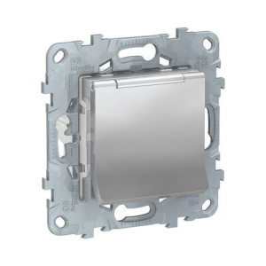 Розетка Schneider Electric Unica New NU503730TA алюминий
