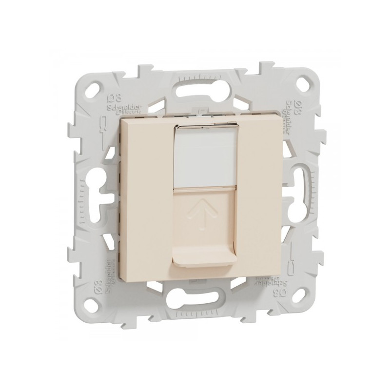 Розетка Schneider Electric Unica New NU541144 бежевый
