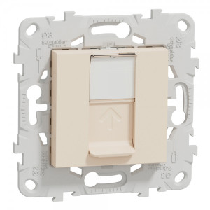 Розетка Schneider Electric Unica New NU541144 бежевый