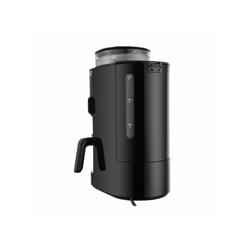 Вид сзади на кофемашину Maunfeld MF-731BK