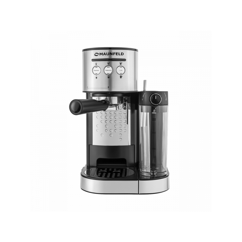 Вид спереди на кофеварку Maunfeld MF-720S PRO