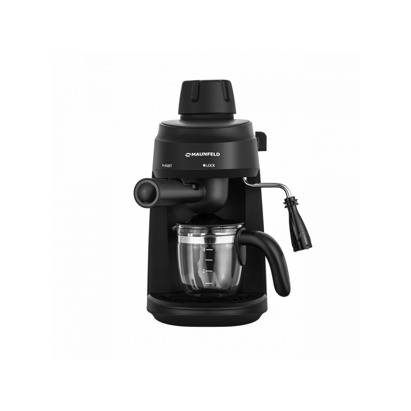 Вид спереди на кофеваркуMaunfeld MF-733BK