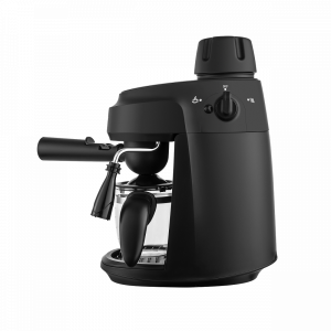 Вид сбоку на кофеварку Maunfeld MF-733BK