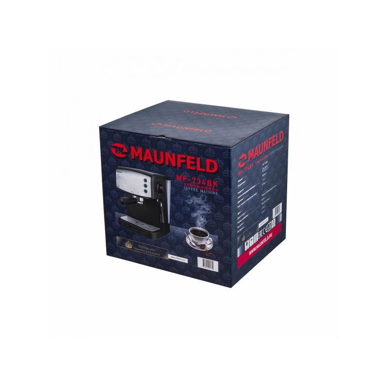 Коробка кофеварки Maunfeld MF-734BK