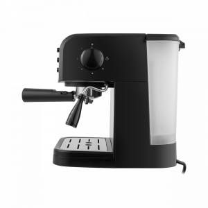 Вид сбоку на кофеварку Maunfeld MF-734BK