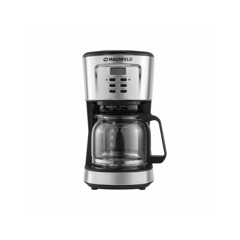 Вид спереди на кофеварку Maunfeld MF-722S