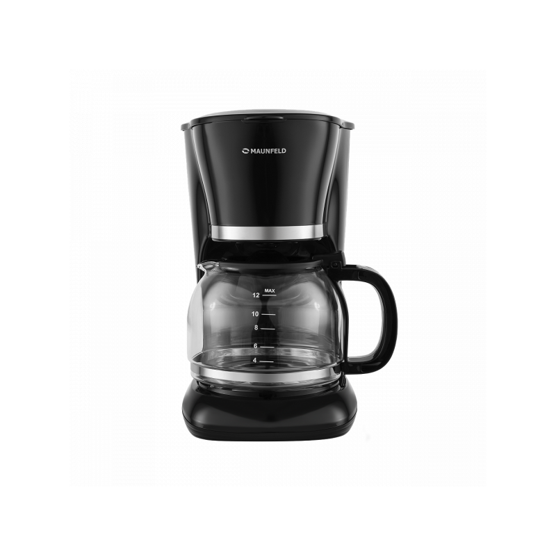 Вид спереди на кофеварку Maunfeld MF-732BK
