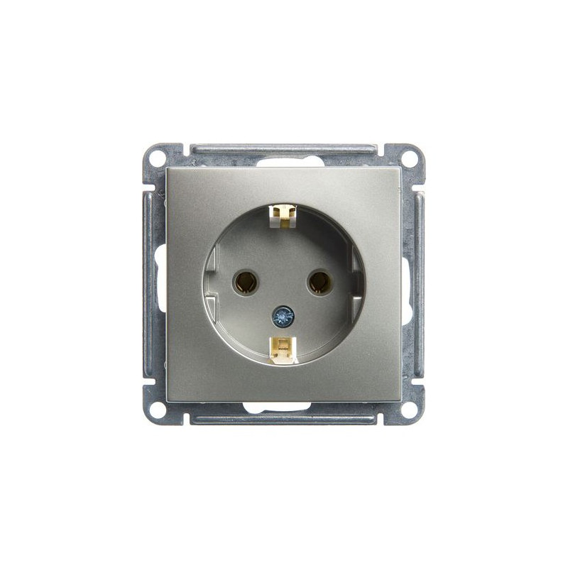 Розетка Schneider Electric W59 RS16-154-4-86 шампань вид спереди