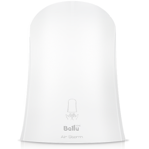 Сушилка для рук Ballu BAHD-1000 AS белая вид спереди