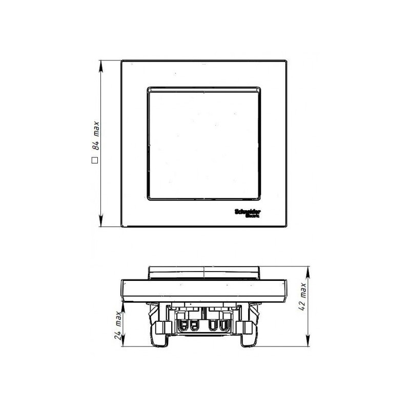 Схема выключателя Schneider Electric Atlas Design ATN000112