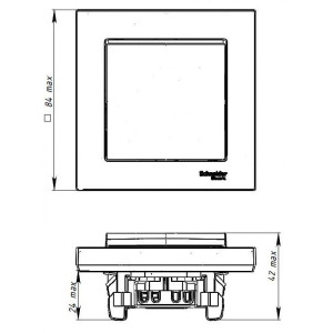 Схема выключателя Schneider Electric Atlas Design ATN000112