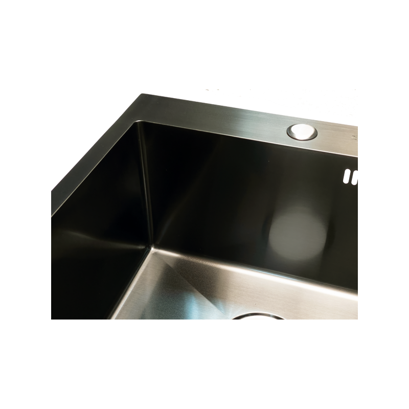 Кухонная мойка Stellar Evier E4848S вид внутри без к
