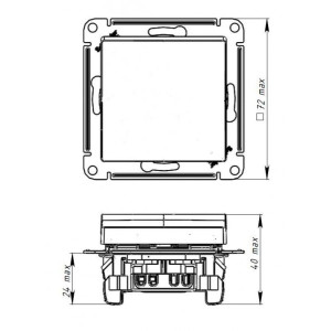 Схема выключателя Schneider Electric Atlas Design ATN000411