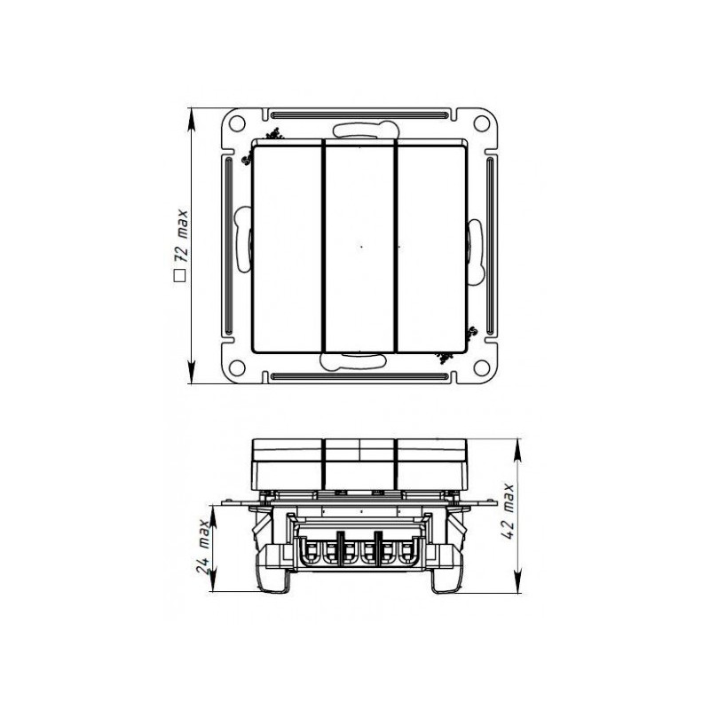 Схема выключателя Schneider Electric Atlas Design ATN000431