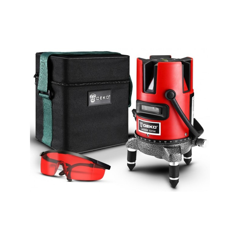Лазерный уровень Deko DKLL02RB SET 1 065-0275 комплект