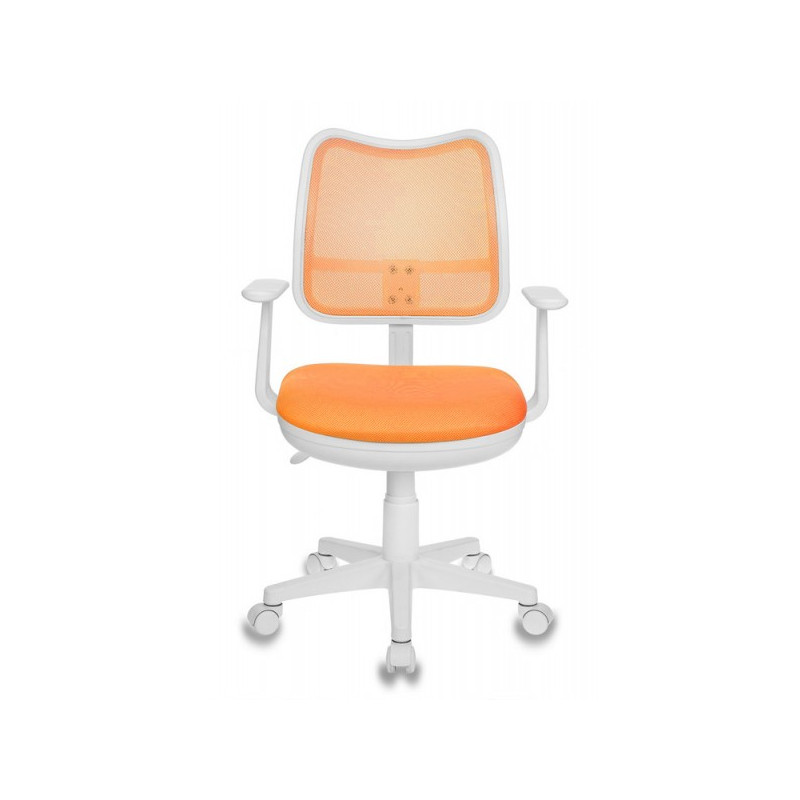 Кресло компьютерное Бюрократ CH-W797 оранжевый вид спереди