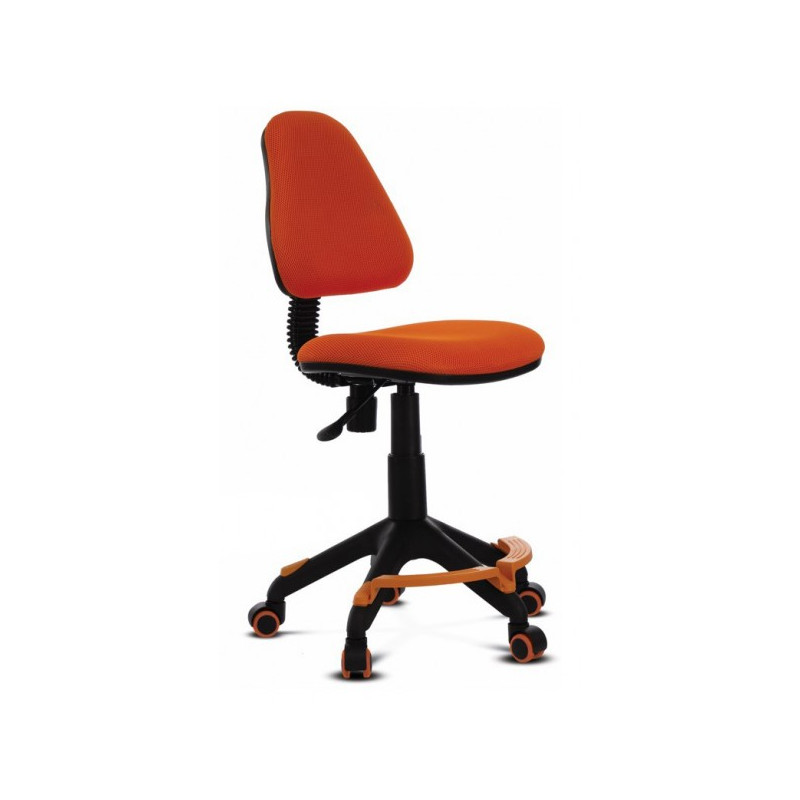 Кресло компьютерное Бюрократ KD-4F оранжевый