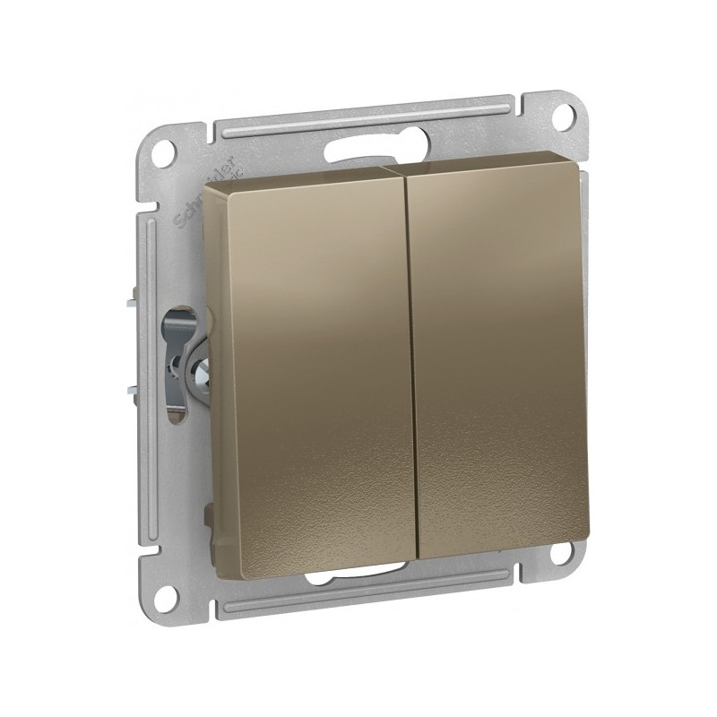 Выключатель Schneider Electric Atlas Design ATN000551 шампань
