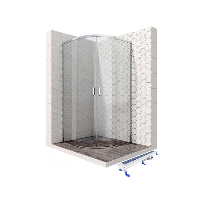 Душевой уголок Ambassador 100х100 11011102-ST1 комплект