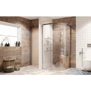 Душевой уголок Ambassador 100х100 11011102-ST4 вид в ванной