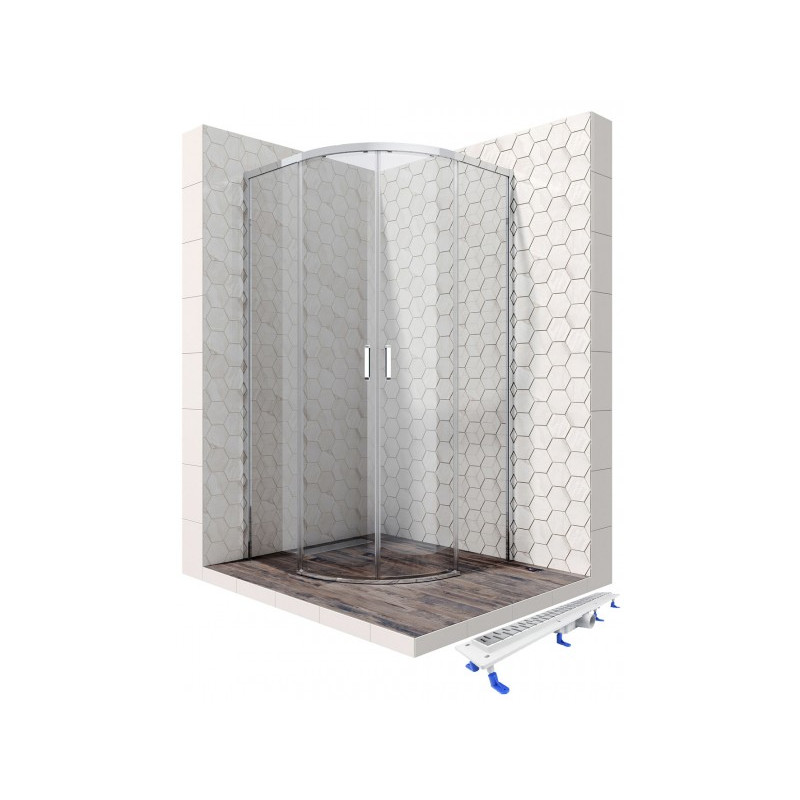 Душевой уголок Ambassador 100х100 11011102-ST8 комплект