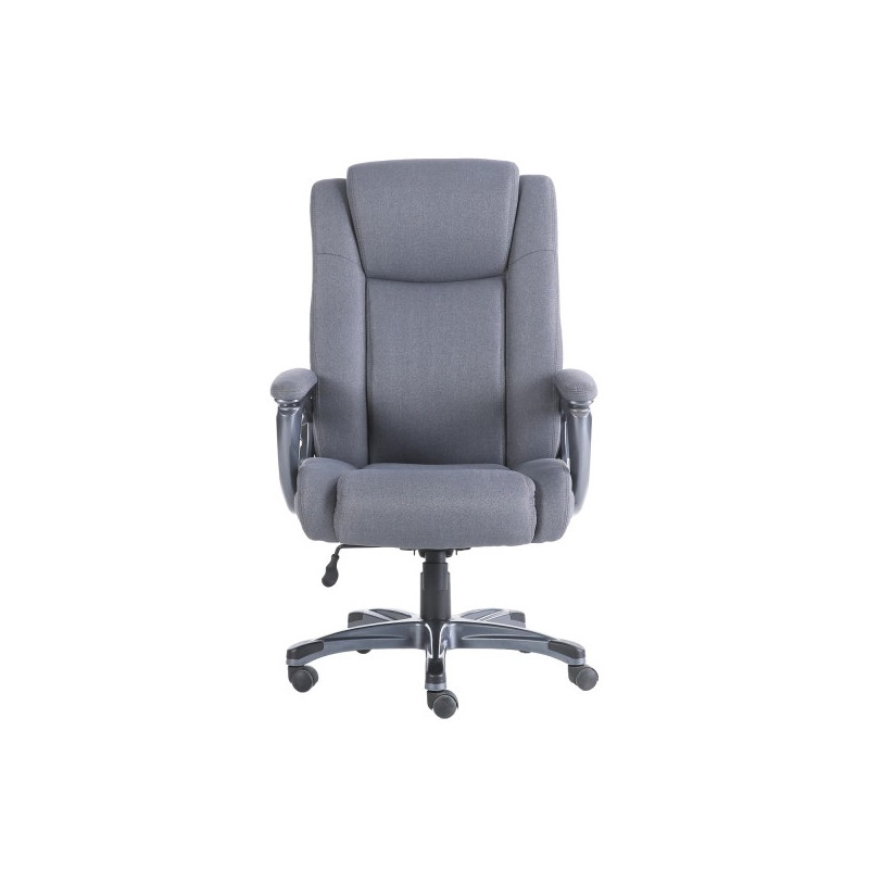 Кресло компьютерное Brabix Solid HD-005 серый вид спереди