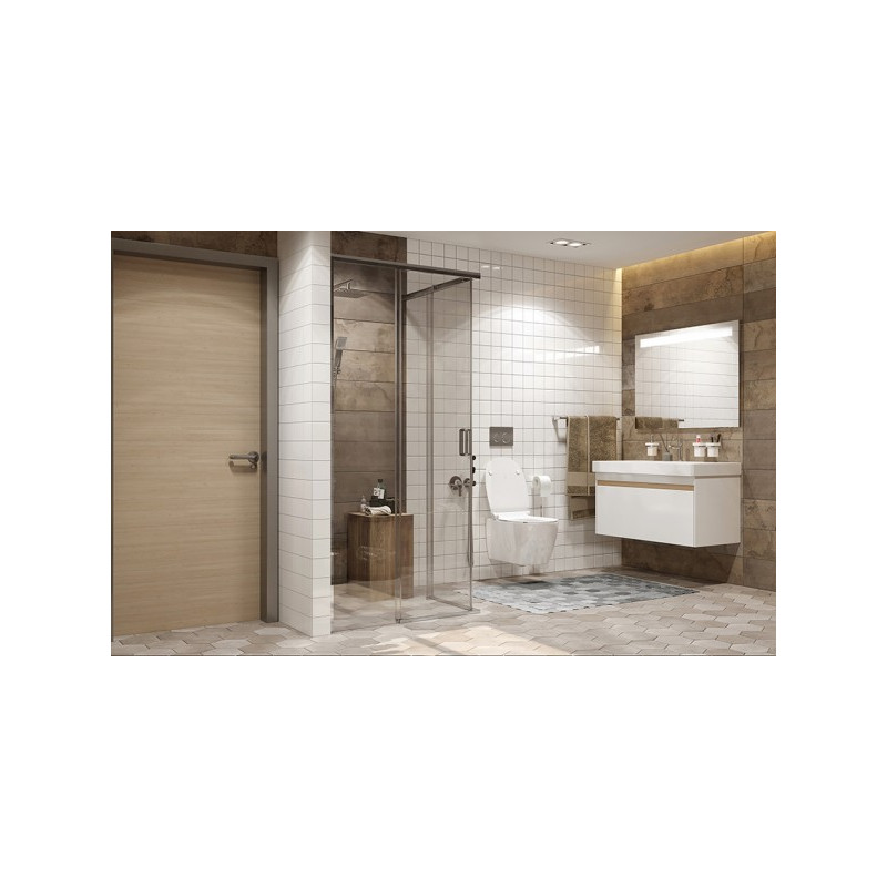 Душевой уголок Ambassador 100х100 11011105-ST6 вид сбоку