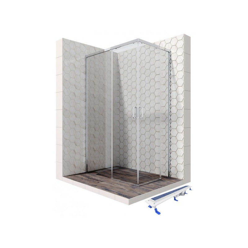 Душевой уголок Ambassador 120х80 11011106L-ST1 комплект