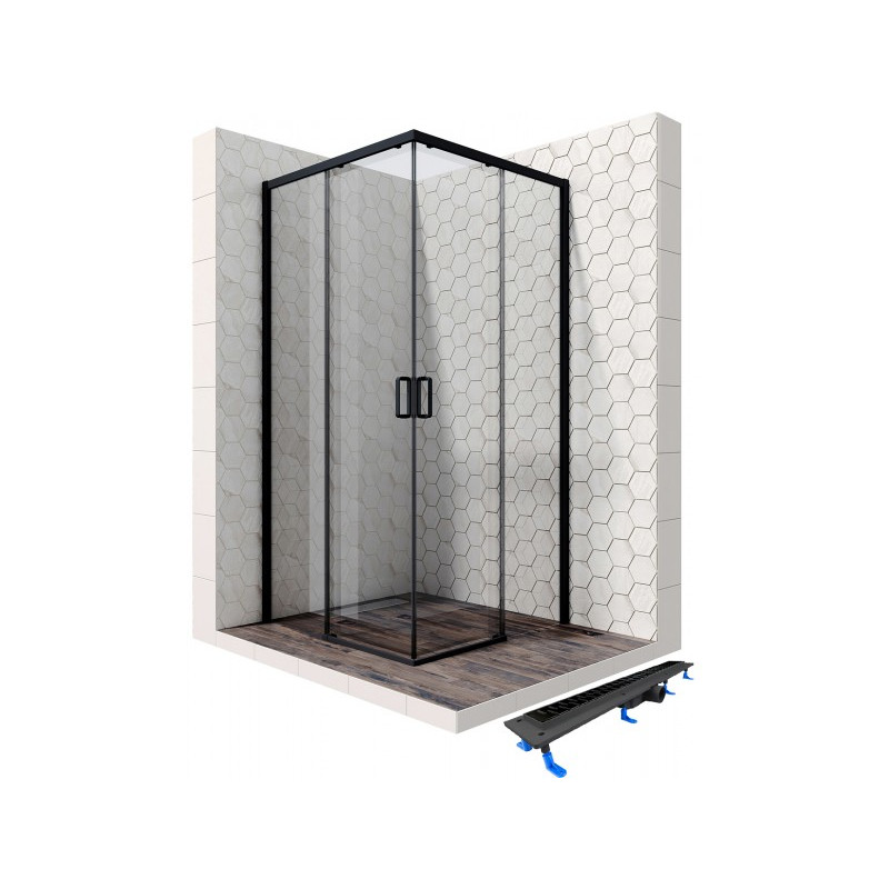 Душевой уголок Ambassador 90х90 11011203-ST8 комплект