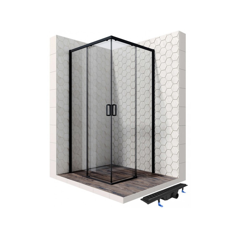 Душевой уголок Ambassador 100х100 11011204-ST3 комплект